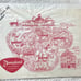 Vintage 1960s Map of Disneyland The Magic Kingdom In Anaheim California Placema