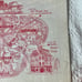 Vintage 1960s Map of Disneyland The Magic Kingdom In Anaheim California Placema