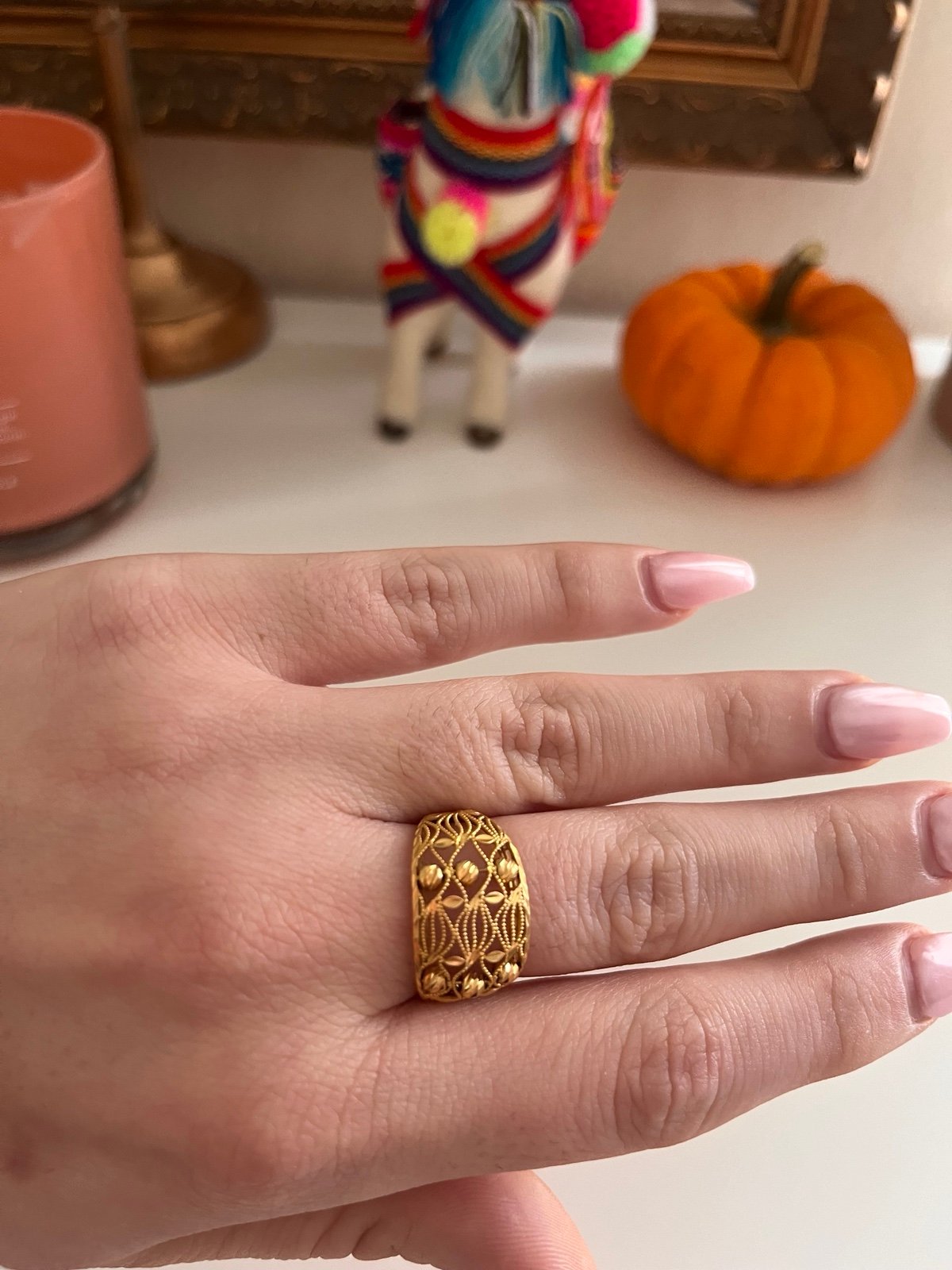 21k gold ring from Dubai