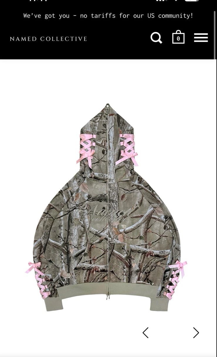 forbidden zip hoodie natural