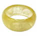 Vintage Marble Swirl Lucite Bangle Bracelet Translucent Off White
