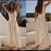 Boho Chic White Maxi Dress Sleeveless Summer Beach Vacation Jumpsuit