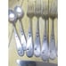 Rogers Co PERFECT ROSE Satin Floral Black Accent Stainless 17pc Spoon Fork Knife