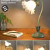 Flower Table Lamp LED Reading Bedside Vintage Night Light 3 (Green)