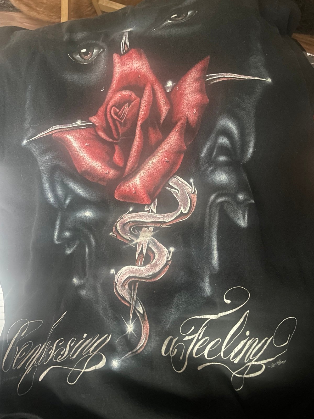 Aztlan Graphics Confessing a Feeling Chicano T-shirt