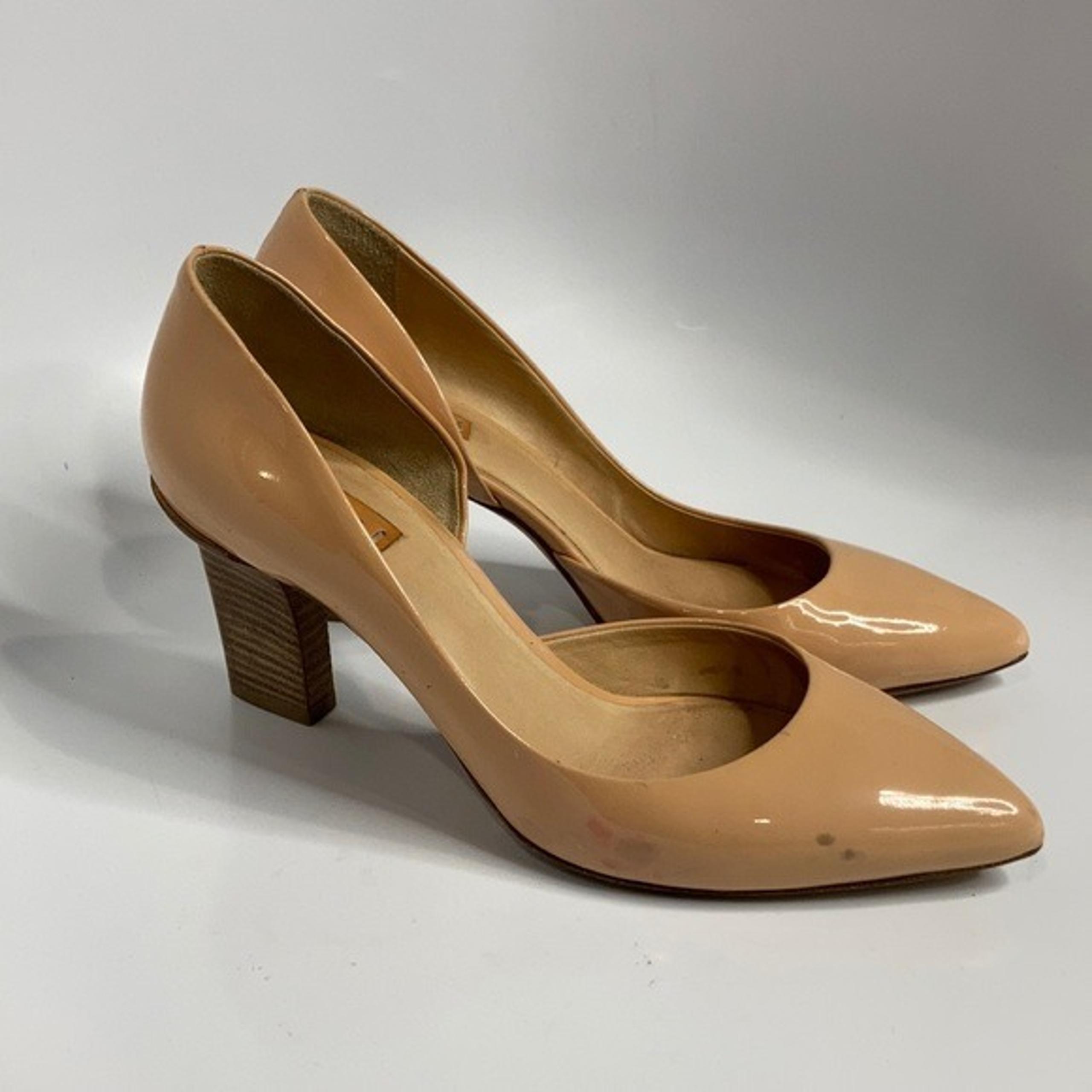 Reed Krakoff patent leather heels tan size 38.5