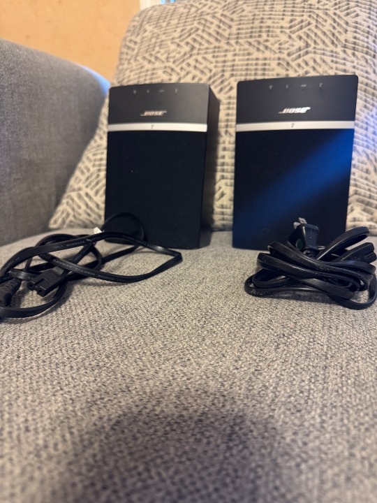Bose SoundTouch 10 Wireless Speakers Model 416776 – Tested Works – Pair w/ Cable