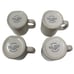 Rae Dunn Artisan Collection by Magenta Set of 4 Mini Expresso Mugs 3 Tall