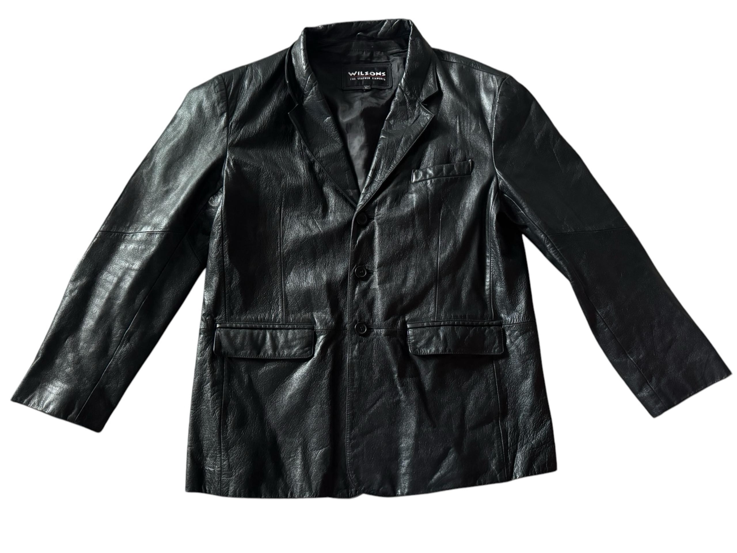 Vintage Wilson’s Leather Jacket 100% Leather Men Size XL