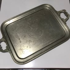 Vintage Berndorf Alpacca Silver Tray