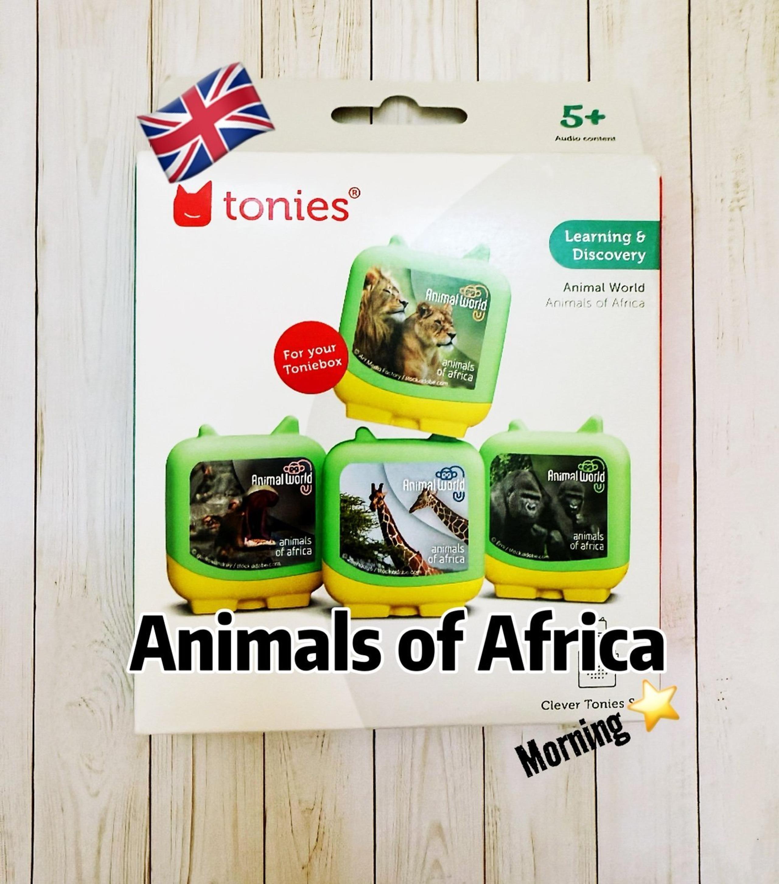Tonies Clever Pocket Animals of Africa Tonie for Toniebox UK Exclusive