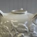 Large 3 Footed Bowl Ruffle Style With Embossed Raised Roses