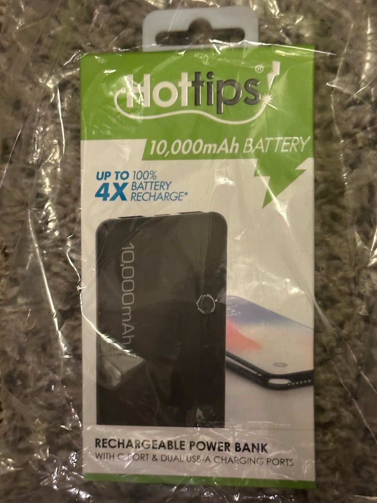 Hot tips portable power bank charger