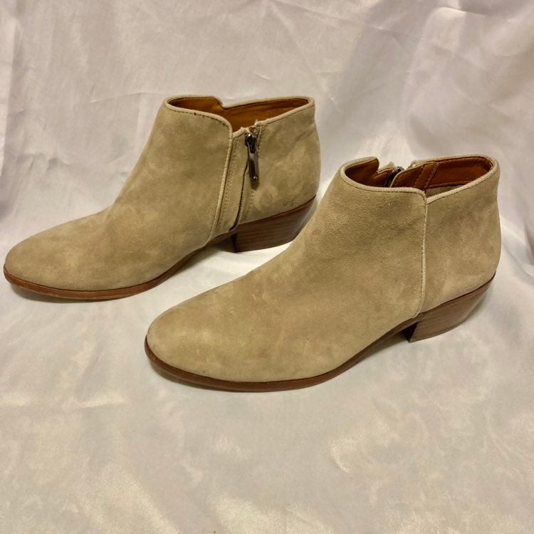 Sam Edelman Suede Petty Tan Booties- Sz 6M
