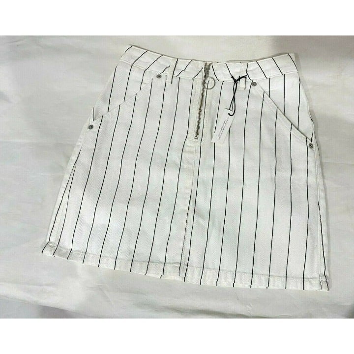 Topshop Denim Moto Mini Skirt size 4