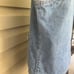True Vintage 1970s Levi's Jean Vest / Vintage Denim Vest / Button Up /orange tab
