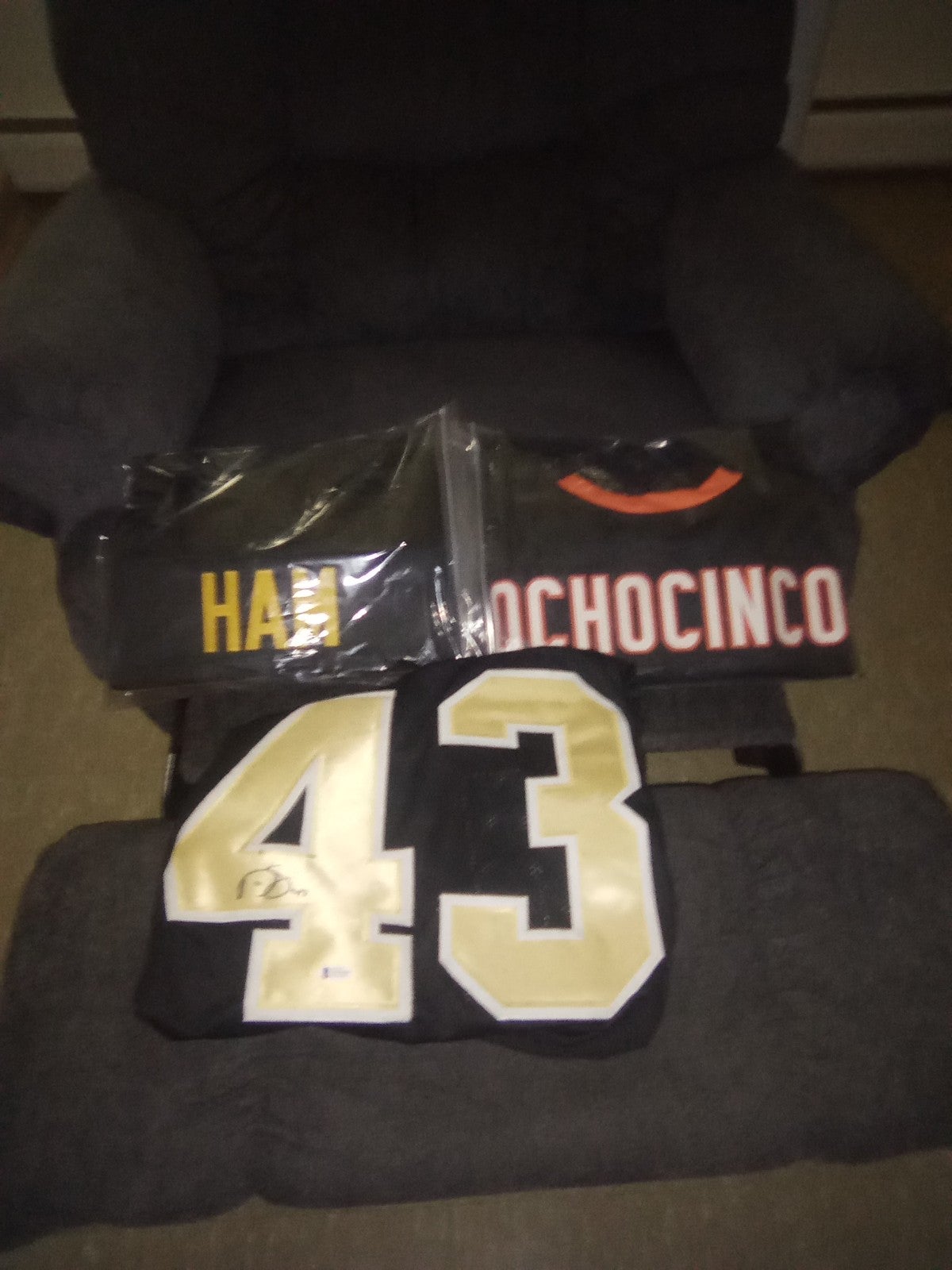Chad Johnson signed jersey, with COA