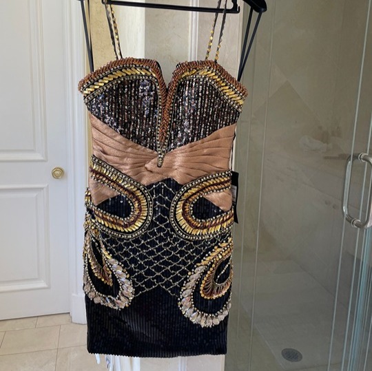Musani Black Couture Dress