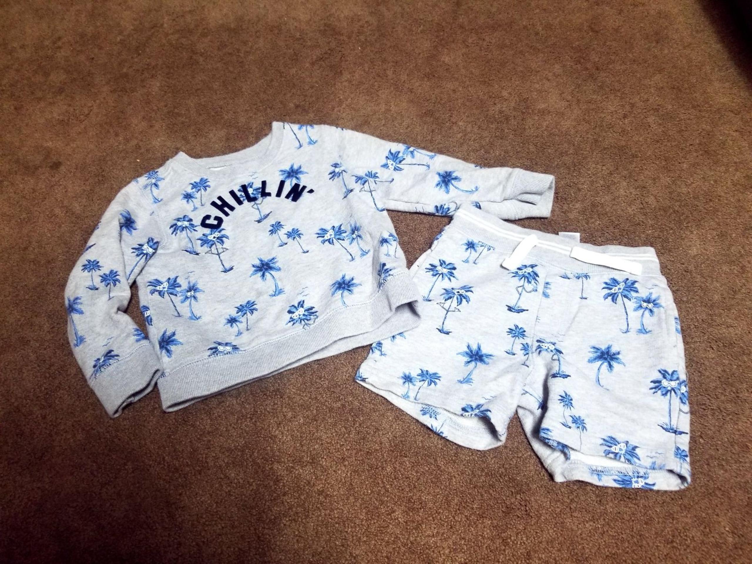 OshKosh Set. Sweatshirt and shorts