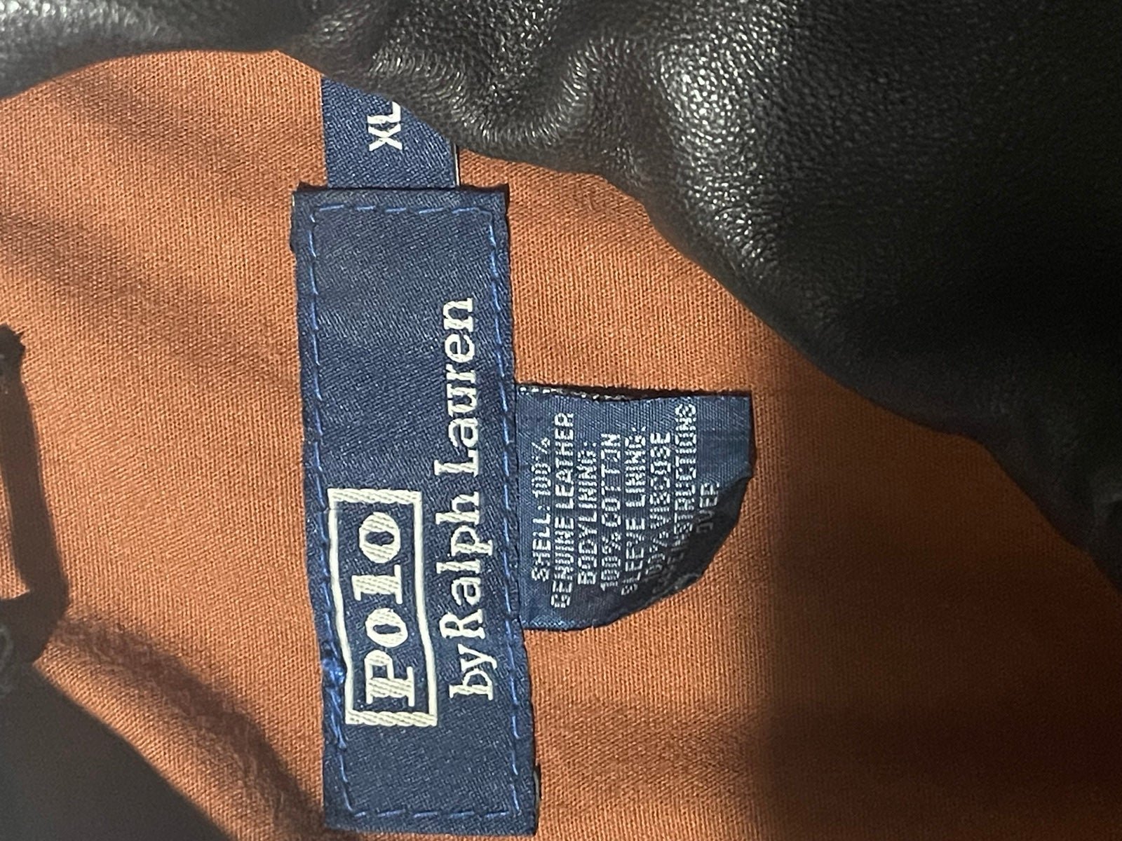 XL Polo leather jacket