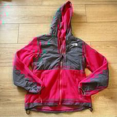 The North Face Women’s Denali Jacket Hot Pink Hooded Full Zip Size S