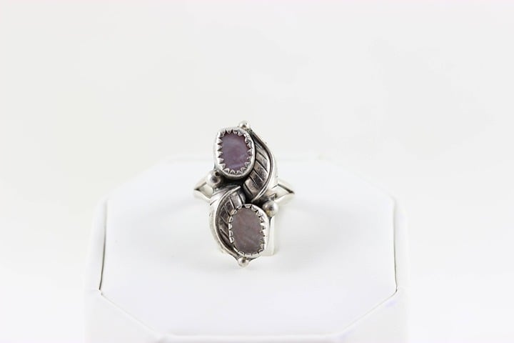 Sterling Silver Mother of Pearl Ring size 4 1/2 Pinky Ring or Other