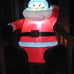4 FT Christmas Inflatable Santa Claus with Built-in LED Light, Light up