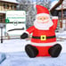 4 FT Christmas Inflatable Santa Claus with Built-in LED Light, Light up