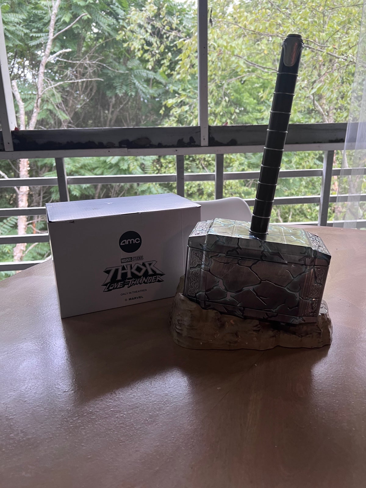 Thor Mjolnir Hammer Love And Thunder Marvel AMC Popcorn Bucket