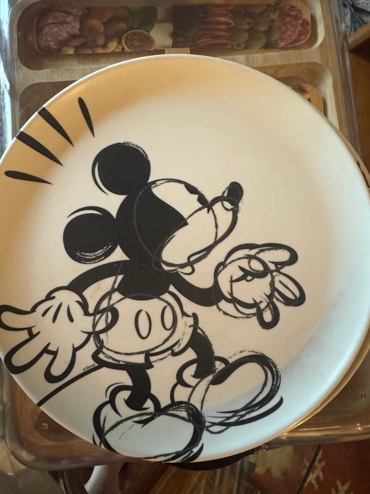 Mickey Mouse Plates Set of Four