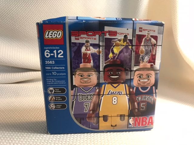 LEGO Sports NBA Collectors 10 pcs. Toni Kukoc, Kobe Bryant, & Jason Kidd figures