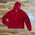 Red Athletic Works Hooded Fleece Jogger Set 2 Piece SweatSuit Jacket Pant LG/XL