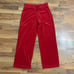 Red Athletic Works Hooded Fleece Jogger Set 2 Piece SweatSuit Jacket Pant LG/XL