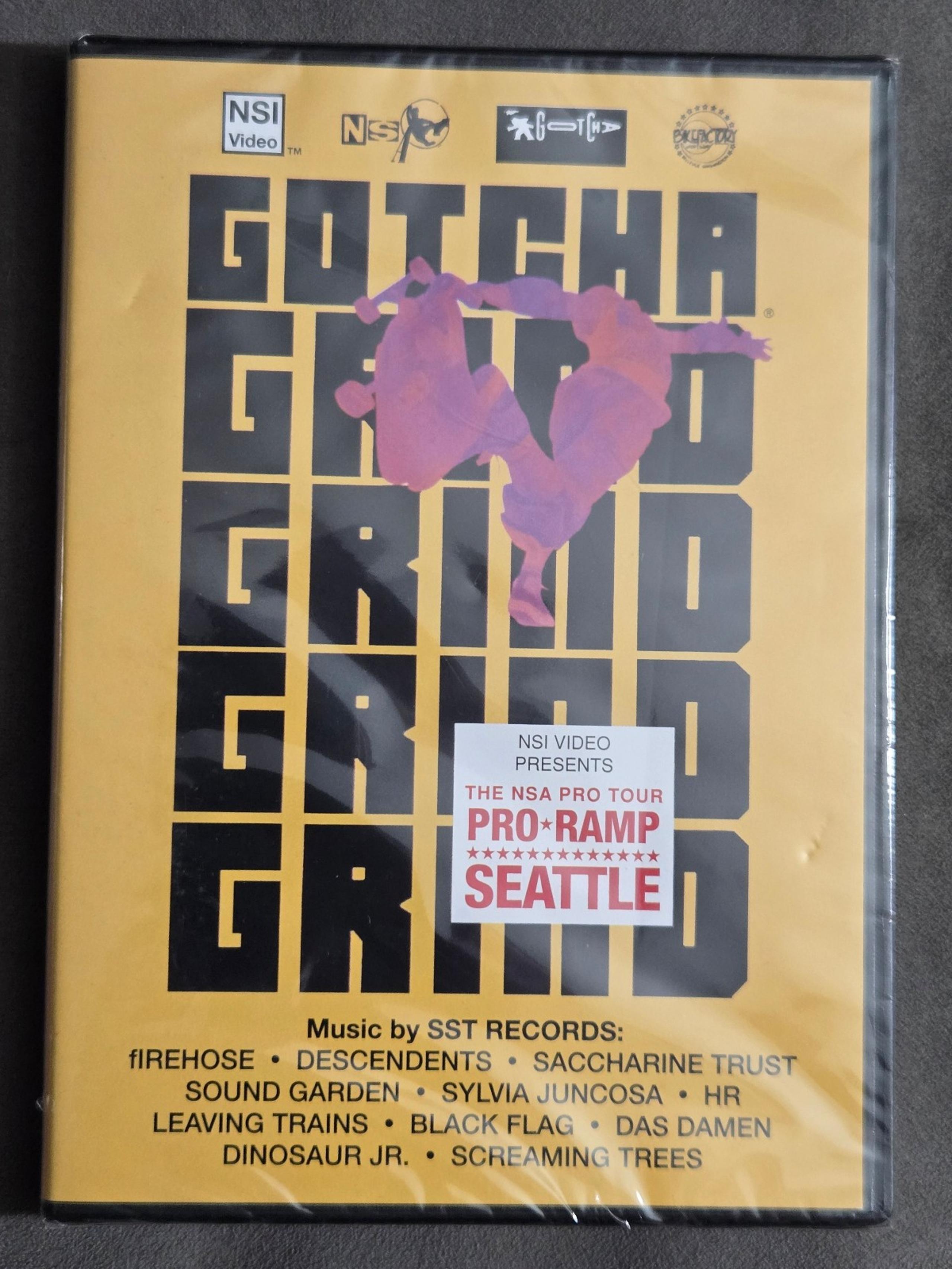 Gotcha Grind OLD SCHOOL SKATEBOARD DVD Tony Hawk Eric Nash Peanut Brown