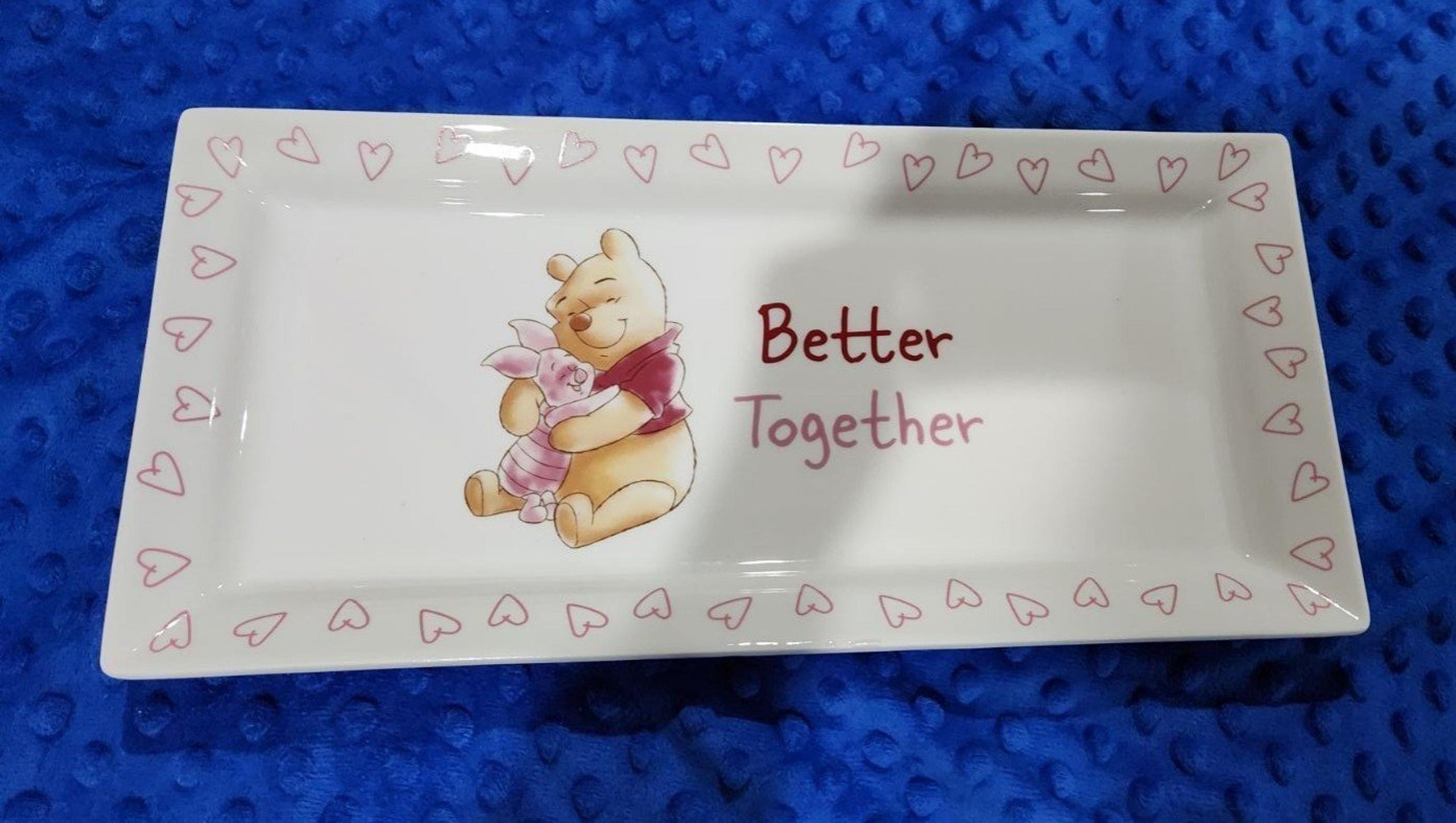 Disney Pooh Bear Valentine Serving Tray