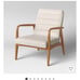 Northway Channel Tufted Wood Arm Chair C