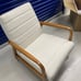 Northway Channel Tufted Wood Arm Chair C