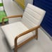 Northway Channel Tufted Wood Arm Chair C