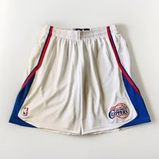 Adidas Authentic Los Angeles Clippers Pro Cut Game Jersey Shorts 2XL +2 White