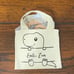 Handmade Personalized Pacifier Holder and Rattle Set