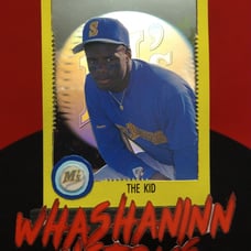 Ken Griffey jr the kid 1/1 custom handcrafted holographic card