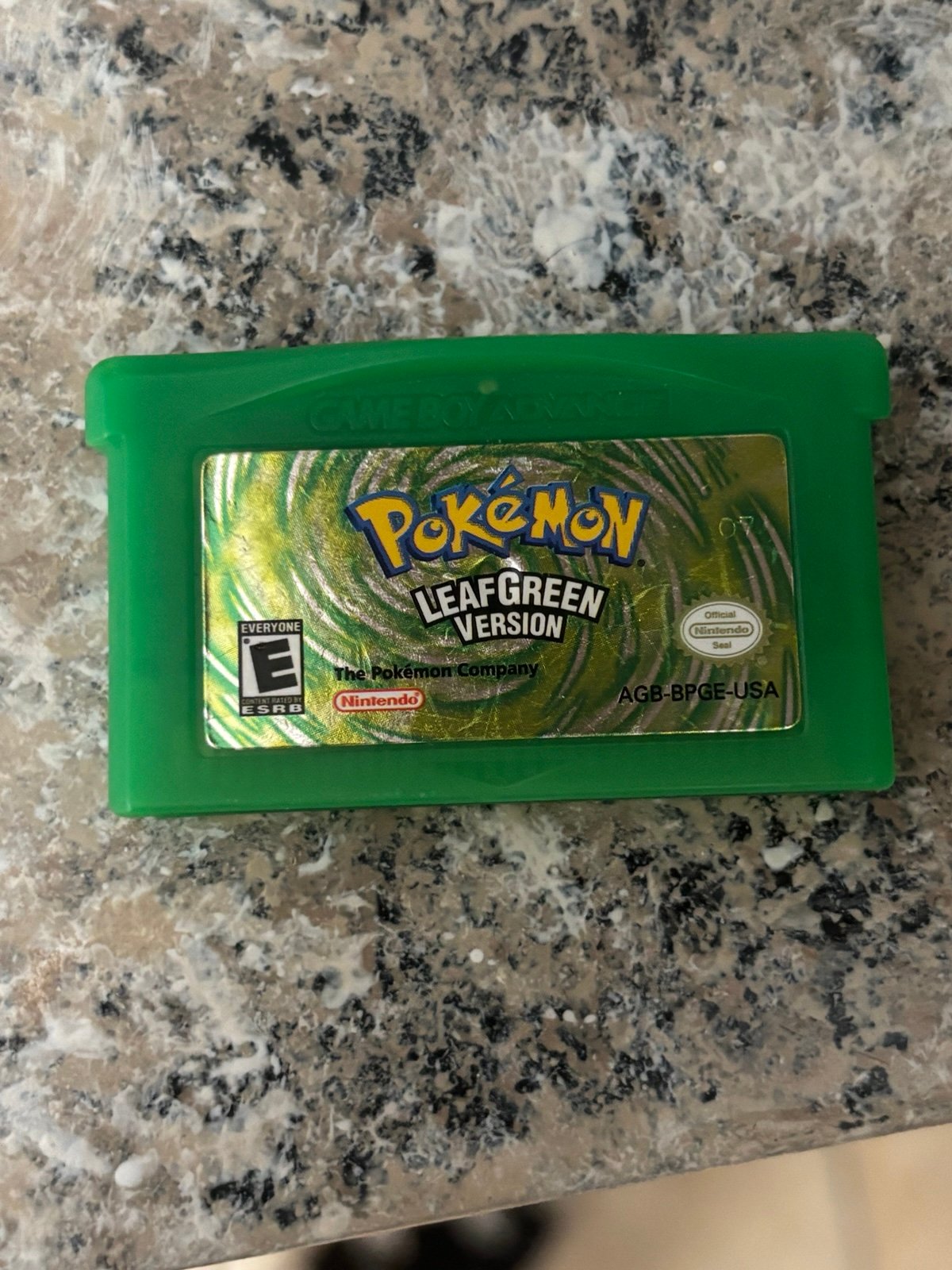 Gameboy Advance Nintendo Pokemon Leaf Green Version