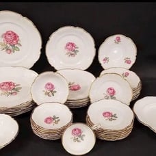 41 Piece Set Hutschenreuther Belrose Dinnerware