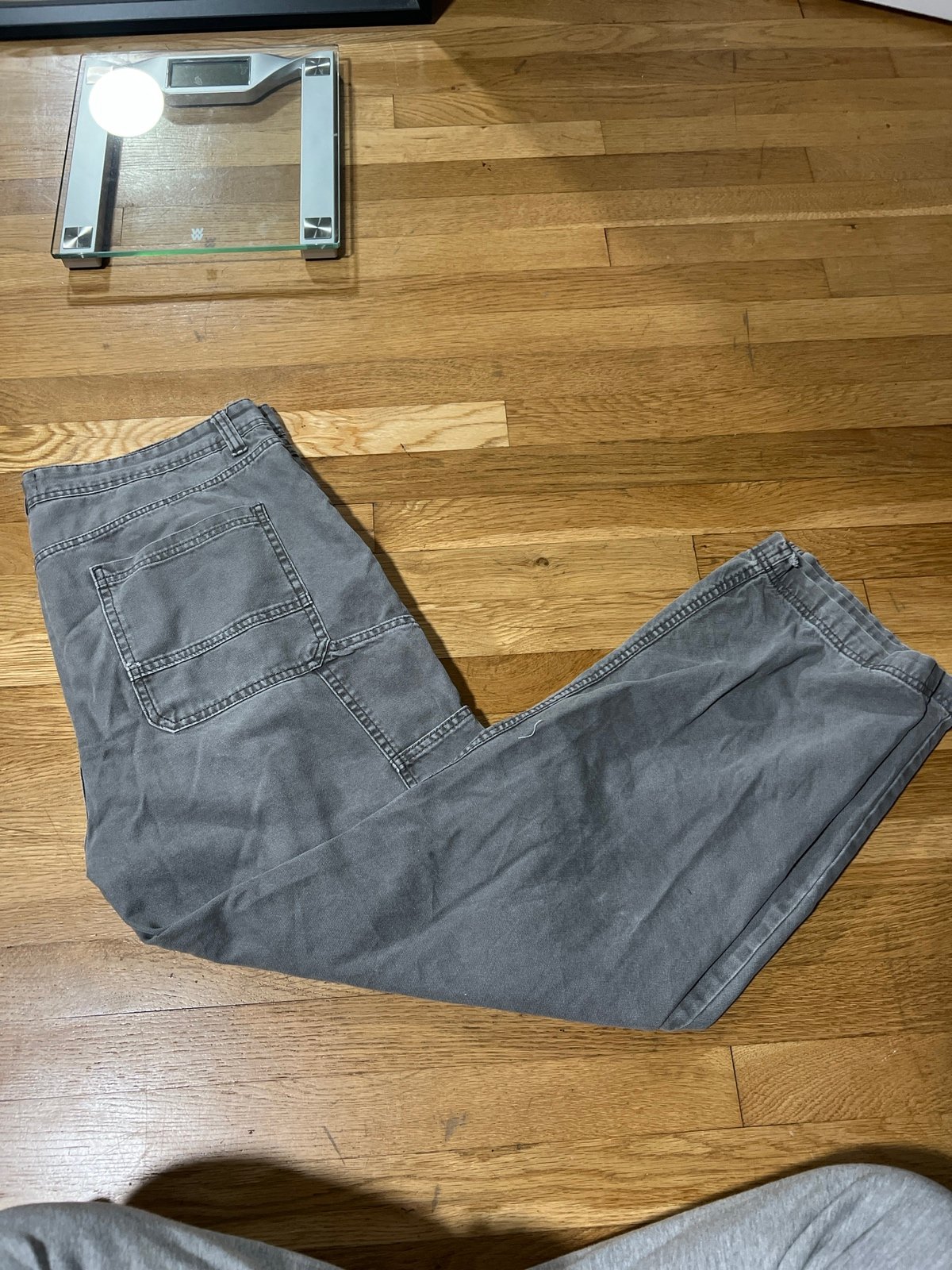 Loose fit cotton on carpenter pants