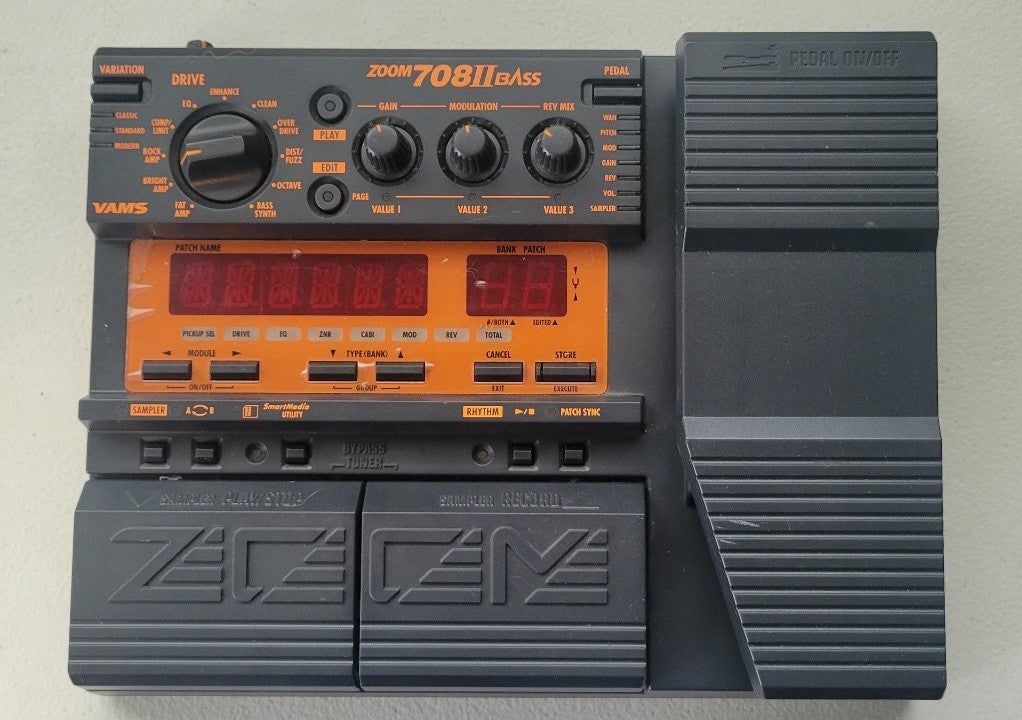 Zoom sold 708II Bass Pedal