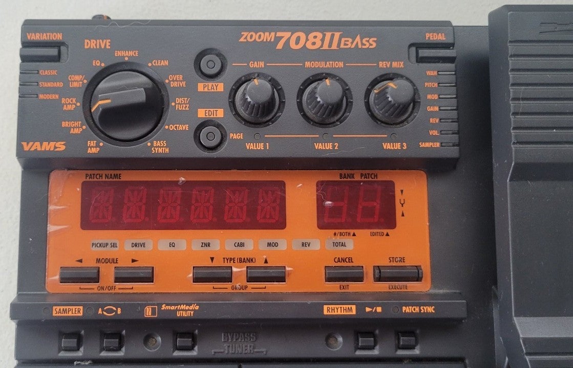 Zoom sold 708II Bass Pedal