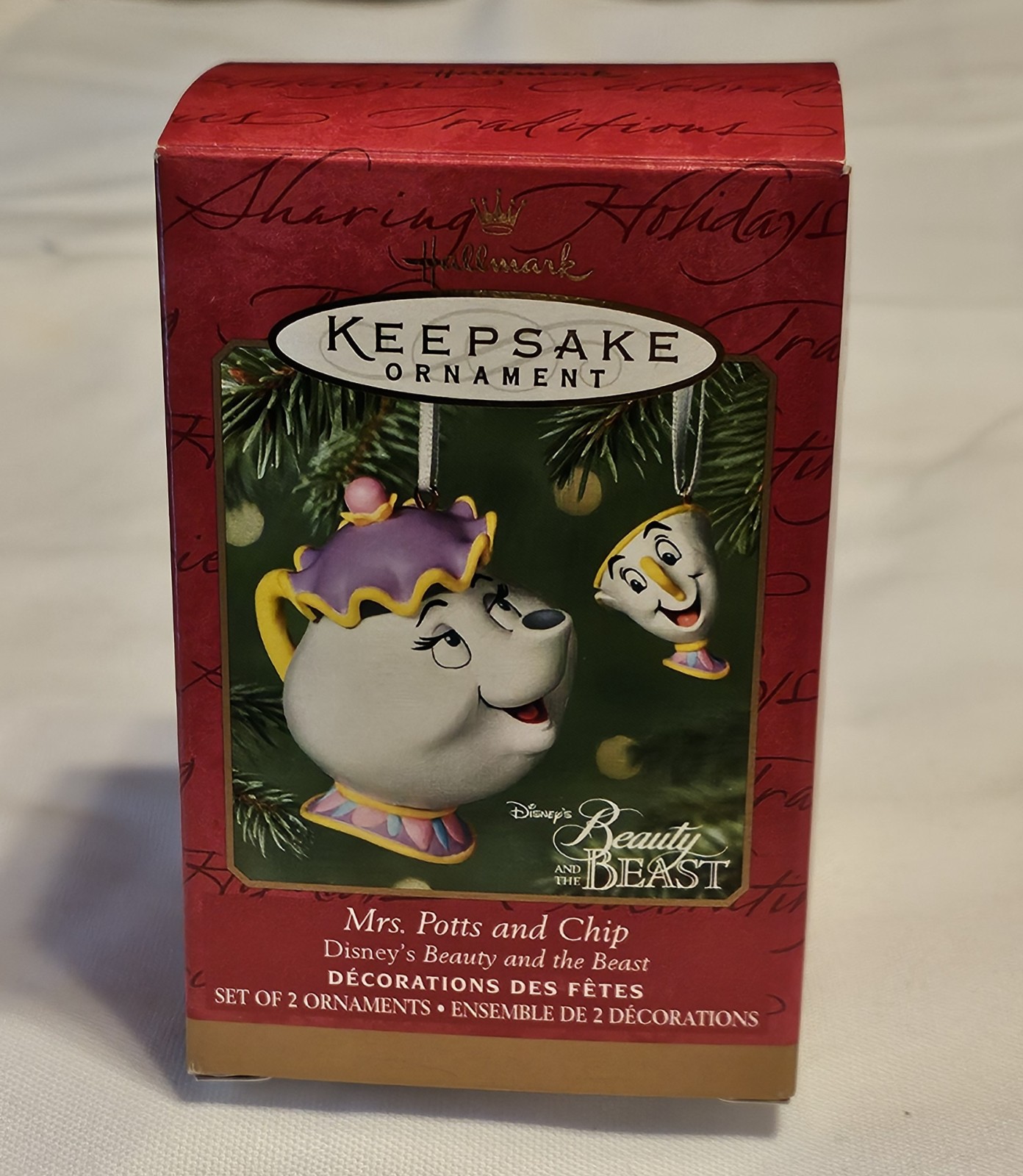 Hallmark Keepsake Ornament Mrs. Potts and Chip