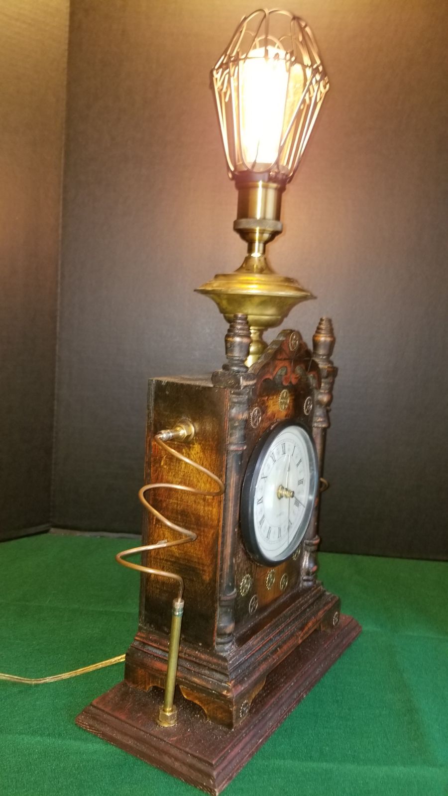 steampunk Mantel Clock
