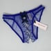 Agent Provocateur Lorna Blue Back Ouvert Brief AP2 Small NWT
