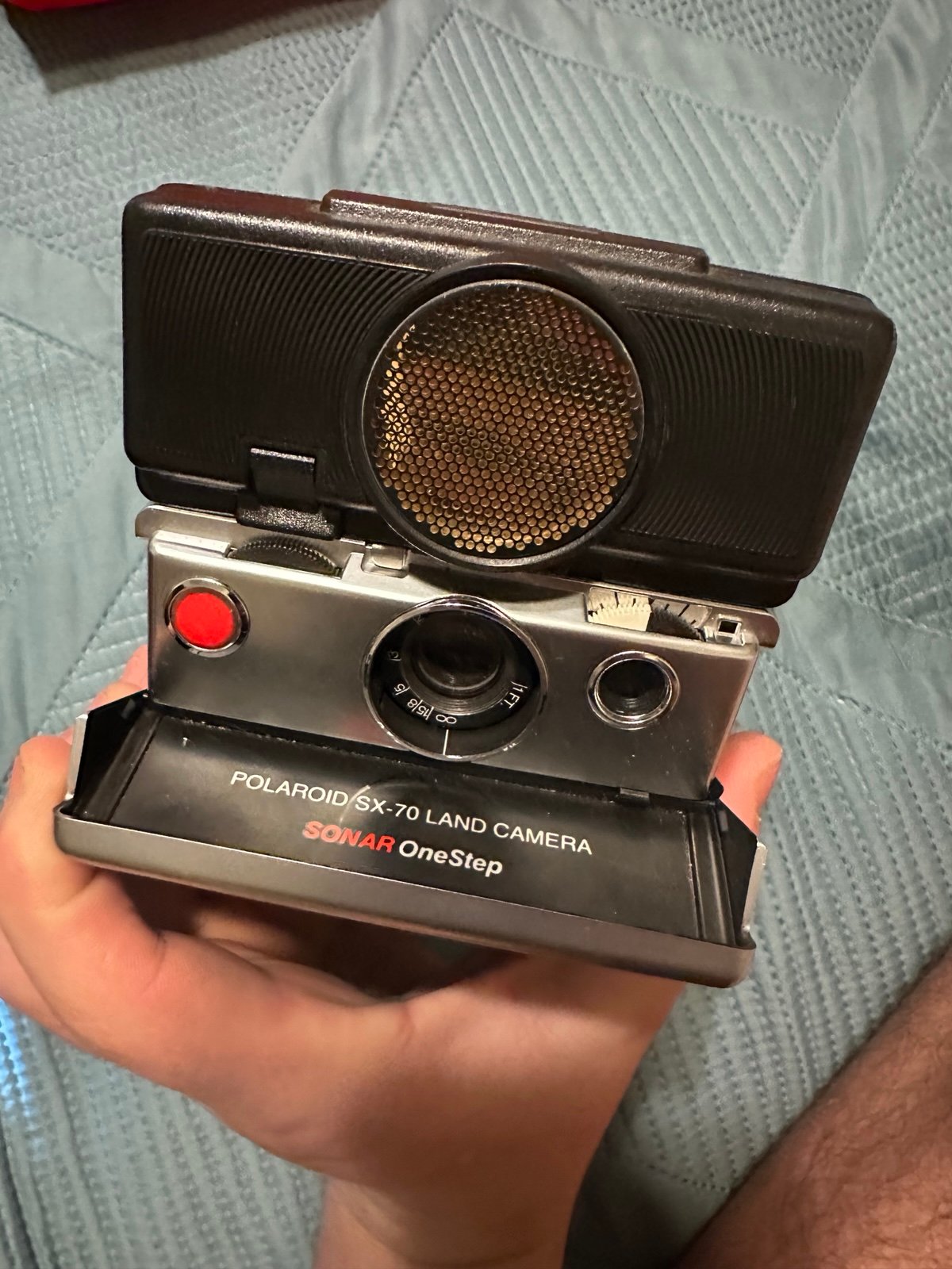 Polaroid SX-70 Land Camera working for parts or repair read description
